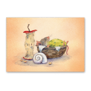 Postcard Mäusepost, Daniela Drescher