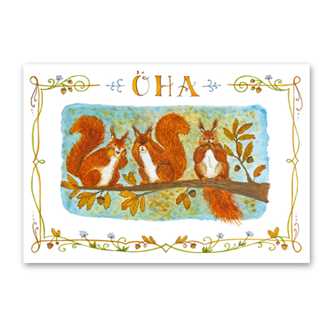 Postcard Öha, Jiska de Waard