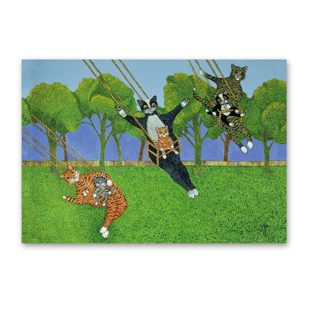 Postcard Swing High Swing Low, Pat Scott