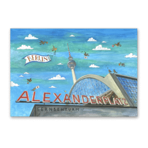 Postcard Berlin Alexanderplatz, Jiska de Waard