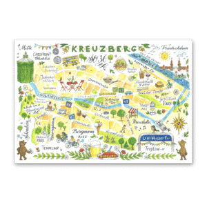 Postcard Berlin Kreuzberg, Jiska de Waard