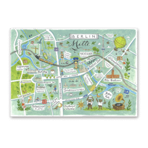 Postcard Berlin Mitte, Jiska de Waard