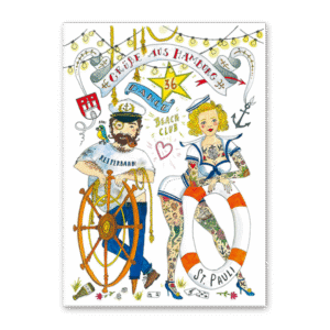 Postcard Grüße aus Hamburg, Jiska de Waard