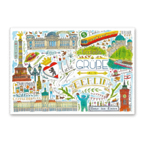 Postcard Herzliche Grüße aus Berlin, Jiska de Waard