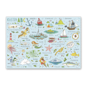 Postcard Küsten-ABC, Jiska de Waard