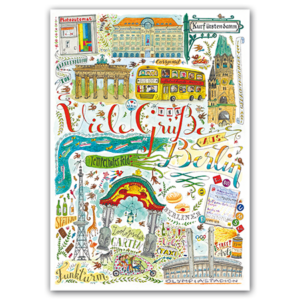 Postcard Viele Grüße aus Berlin, Jiska de Waard