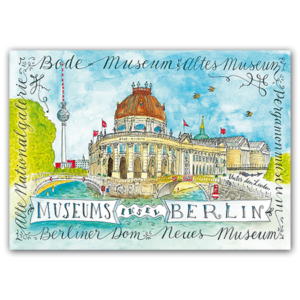 Postcard Berlin Museumsinsel, Jiska de Waard