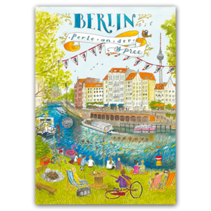 Postcard Berlin Perle an der Spree, Jiska de Waard