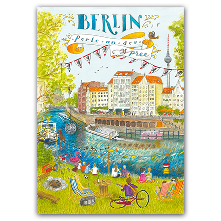 Postcard Berlin Perle an der Spree, Jiska de Waard