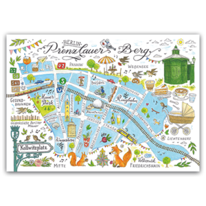 Postcard Berlin Prenzlauer Berg, Jiska de Waard