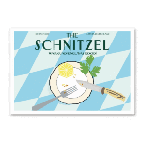 Postcard The Bayer - The Schnitzel, Cityproducts