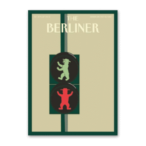 Postcard The Berliner - Ampel mit Berliner Bär, Cityproducts