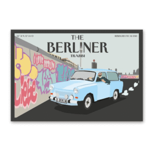 Postcard The Berliner - Trabbi, Cityproducts