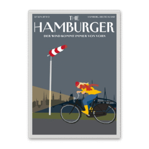 Postcard The Hamburger - Immer von vorne, Cityproducts