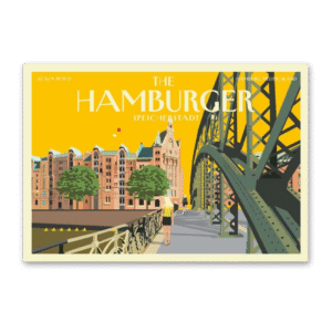 Postcard The Hamburger - Speicherstadt II, Cityproducts