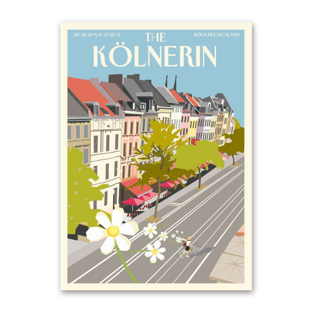 Postcard The Kölnerin - Aachener Straße, Cityproducts