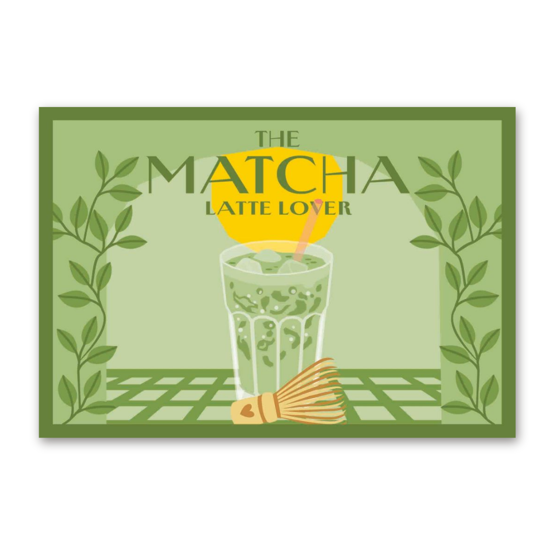 Postcard The Matcha Latte Lover, Cityproducts