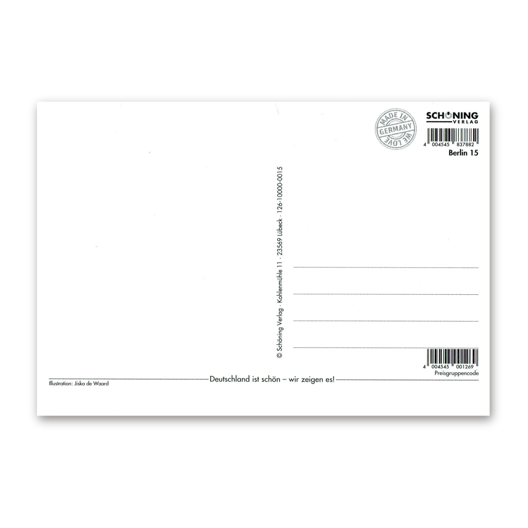 Postcard Da Kiekste Wa, Jiska de Waard