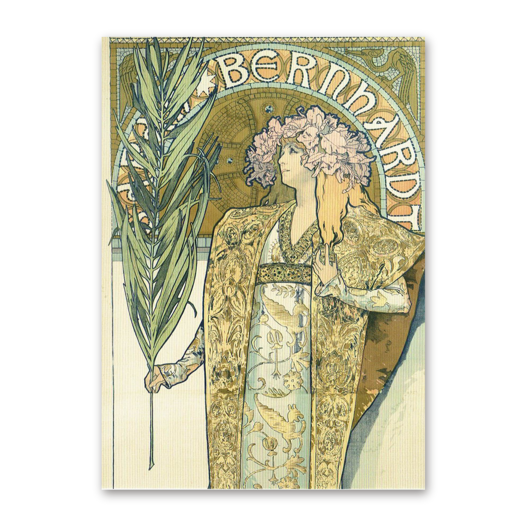 Postcard Gismonda, Alfons Mucha