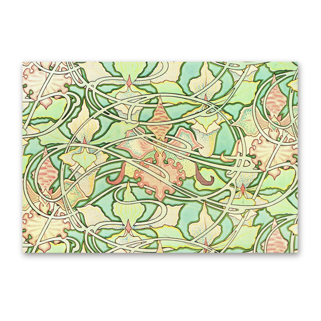 Postcard Tapetenentwurf, Alfons Mucha