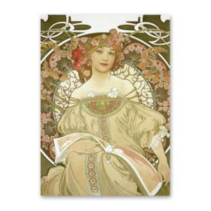 Postcard Reverie, Alfons Mucha
