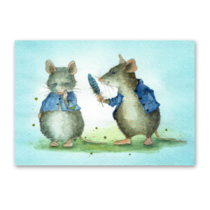 Postcard Mäusepost, Daniela Drescher