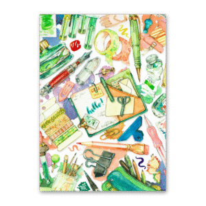 Postcard Journaling Supplies, MogCherie