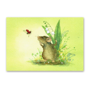 Postcard Mäusepost, Daniela Drescher