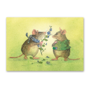 Postcard Mäusepost, Daniela Drescher