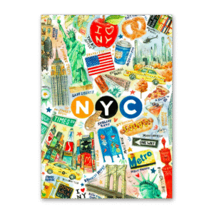 Postcard New York Travel Journal, MogCherie