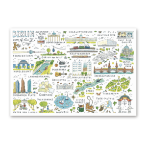 Postcard Berlin von A bis Z, Jiska de Waard