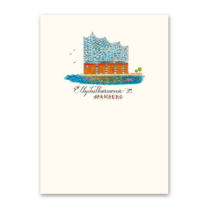 Postcard Hamburg Elbphilharmonie, Jiska de Waard