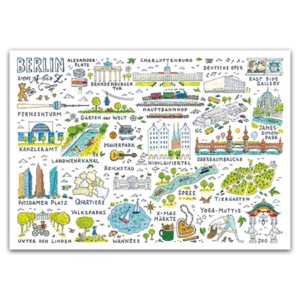 Postcard Berlin von A bis Z, Jiska de Waard