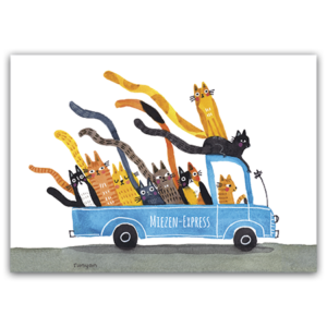 Postcard Miezen-Express, Terry Runyan