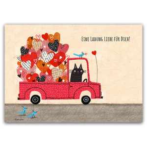 Postcard Eine Ladung Liebe für Dich, Terry Runyan