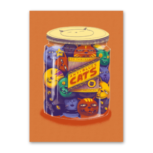 Postcard Anti Blues Cats, Superfreunde