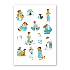 15 Sticker Bag, Color Life, Living With Pets