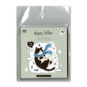 20 Sheet Stickerbook, Dopey Kitten
