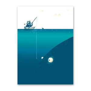 Postcard Ein Tag am See, Superfreunde