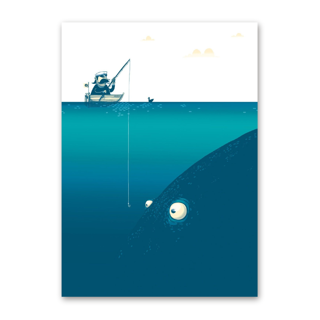 Postcard Ein Tag am See, Superfreunde