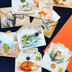 10 Sticker Bag, Letters from Afar, Postal Fauna