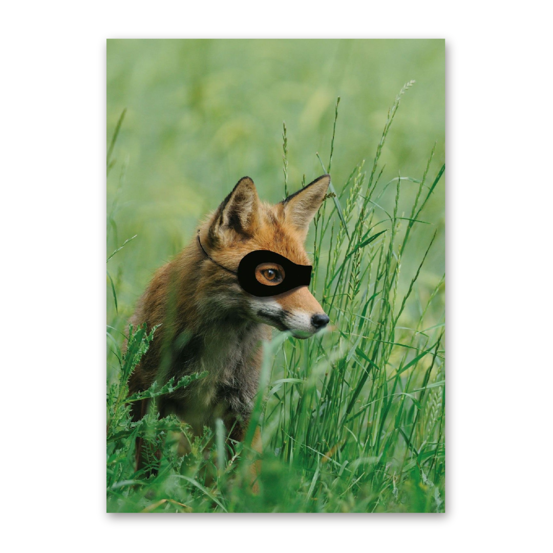 Postcard Fuchsdame, Superfreunde