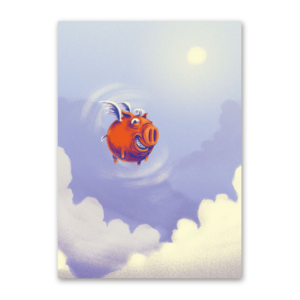 Postcard Glücksschwein, Superfreunde