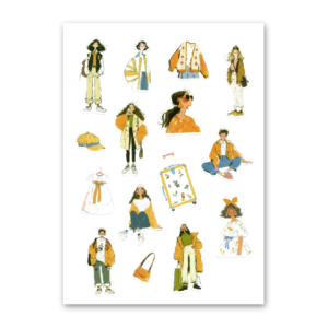 15 Sticker Bag, Color Life, Fashion Icon