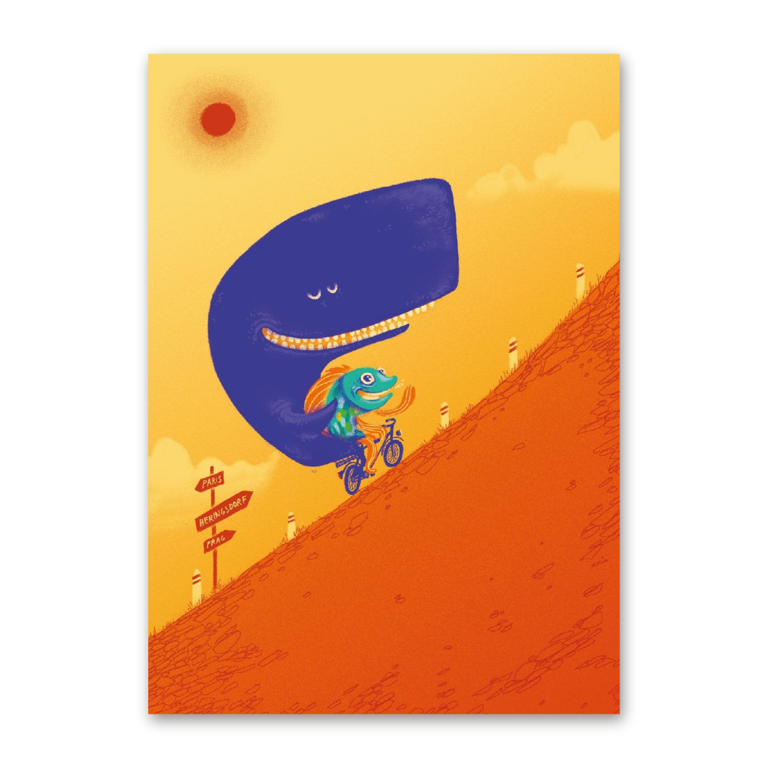 Postcard Heringsdorf, Superfreunde