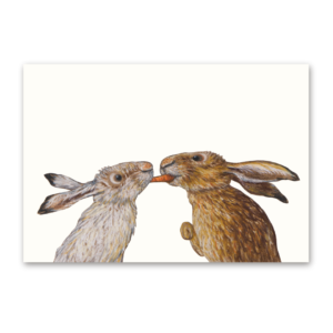 Postcard Karottenkuss, Kathrin Schärer