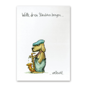 Postcard Ständchen bringen, Sven Nordqvist