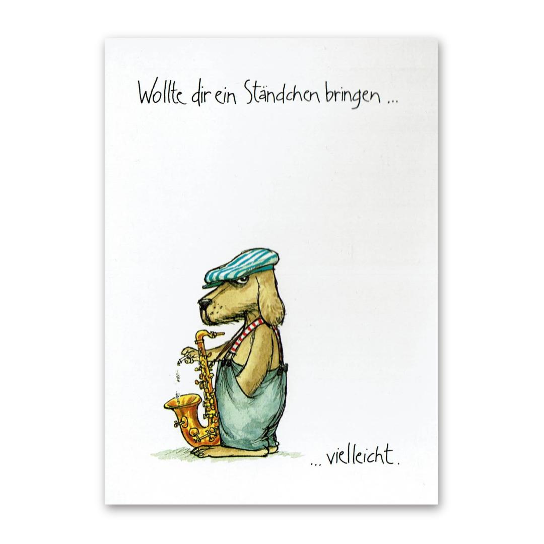 Postcard Ständchen bringen, Sven Nordqvist