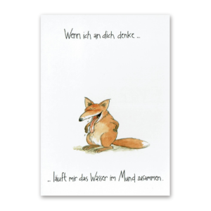 Postcard Wenn ich an dich denke, Sven Nordqvist