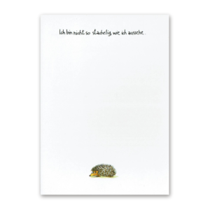 Postcard Nicht so stachelig, Sven Nordqvist